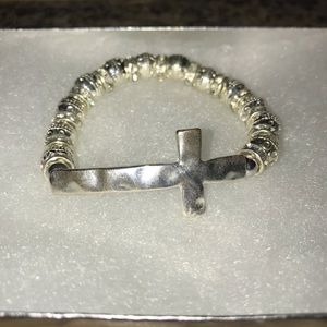 Cross bracelet like new!